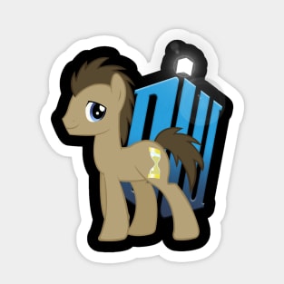 Doctor Whooves - (The 10th Doctor) Sticker